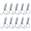10 Packs Spring Hooks for Rabbit Cage Spring Latch Door Cage Accessories Wire Cage Clips Snap Hooks Multifunctional 3 Sizes 1