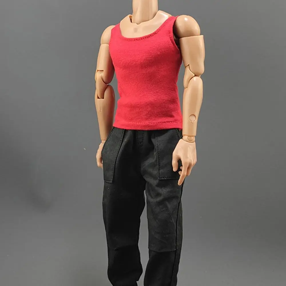 1/6 Miniatur Soldat Trendige Kleidung Rundhals T-shirt Männlich Wandern Casual Tank Bottom Weibliche Sport Tops Soldat – Detail 24