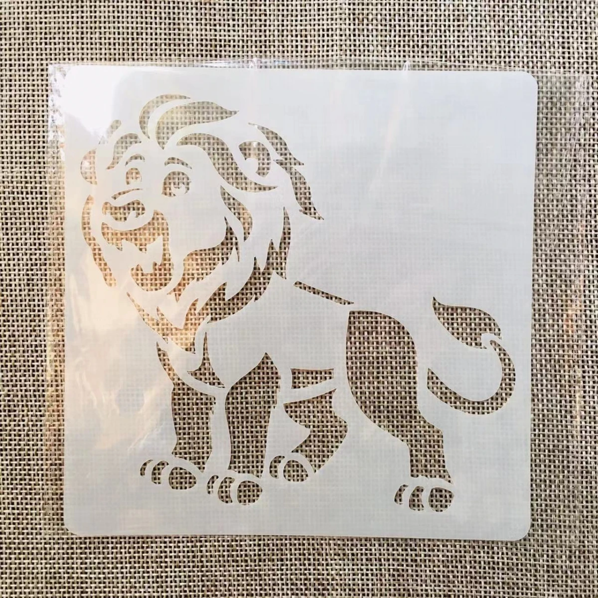 

13cm Lion DIY Layering Stencils Wall Painting Scrapbook Coloring Embossing Album Decorative Template