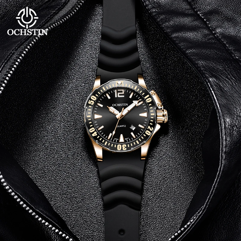 OCHSTI's Hot selling 2024 Leisure Fashion Pilot Series Multi functional Quartz Movement Waterproof Watch Men's Quartz Watch