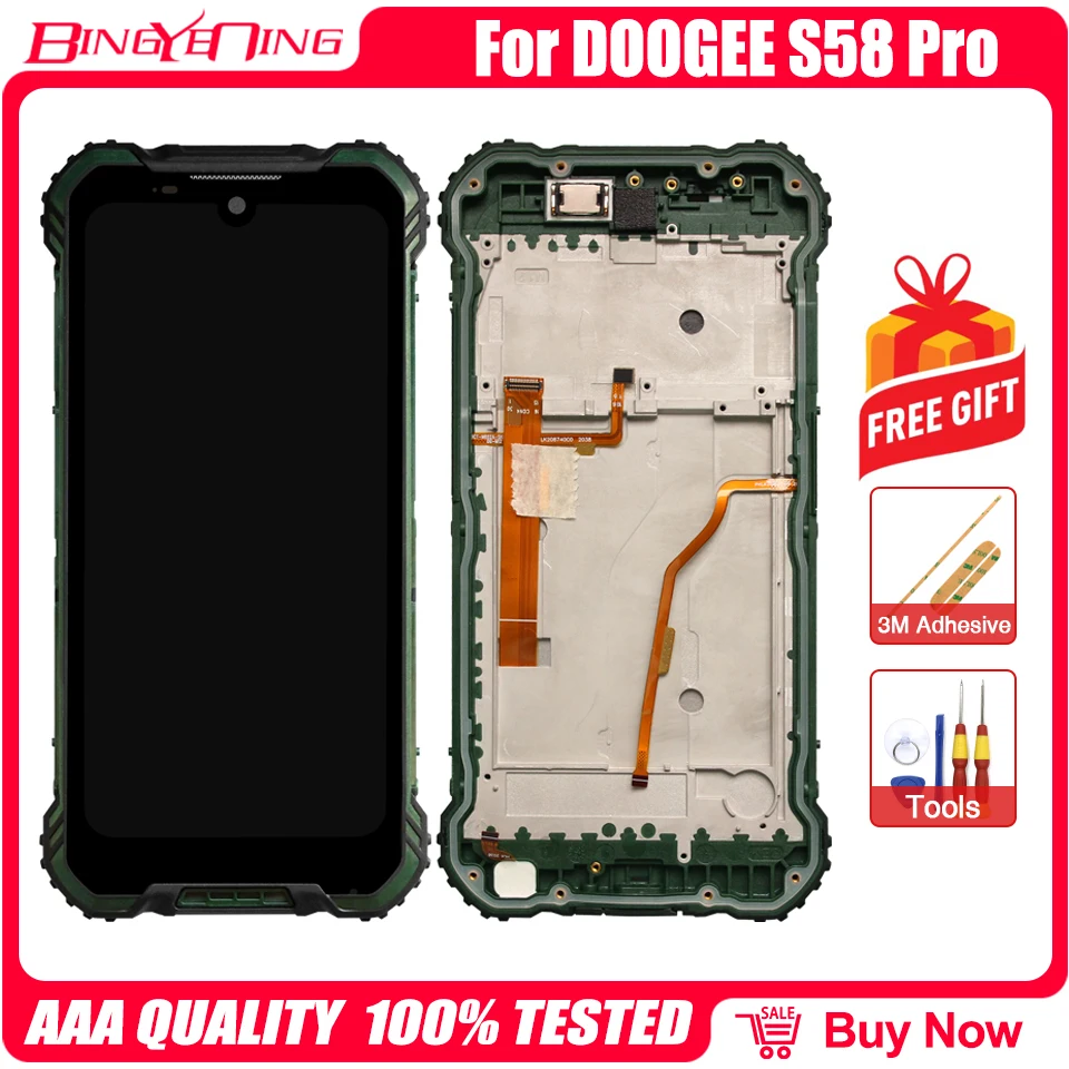 For Doogee Note 58 Pro LCD Display Touch Screen Digitizer