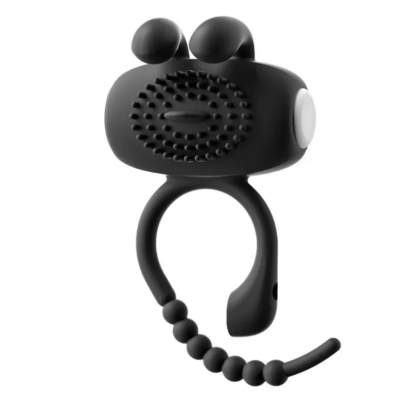 Vibrating Cock Ring for Men Silicone Penis Rings Intense Vibration Mens Vibrator Longer Harder Stronger Erection Adult Sex Toys