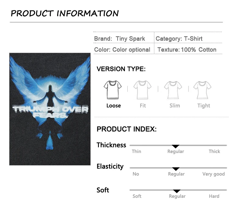 Angel Wings Graphic T-Shirt S1fa06e0f383a49bc9b66e3dbb5333525H