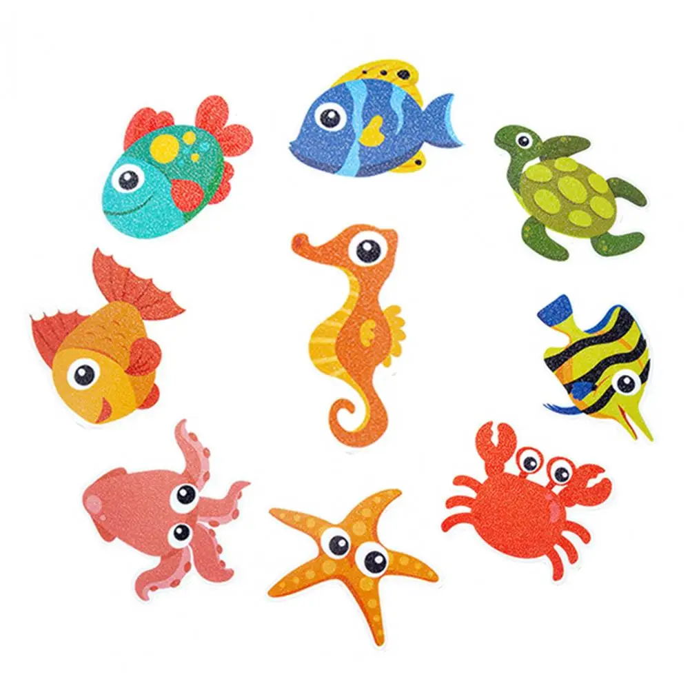 Flower-shaped Bathtub Stickers Anti-slip Bathroom