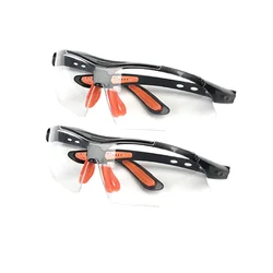 Safety Goggles - Clear Anti - Splash Eye Protection for Outdoor and Work Environments (2PCS)