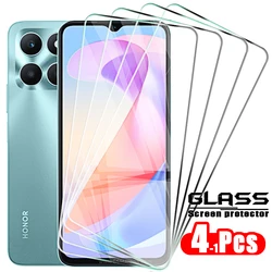 4-1PCS Tempered Glass for Huawei Honor X6a X8a X8 4G 5G X7 X6 A X5 90 70 Lite Screen Protectors Cover Film Protective Glass