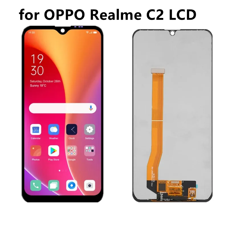 

6.1'' Original LCD for OPPO Realme C2 LCD display touch panel screen digiziter sensor assembly for OPPO RMX1941 A1K lcds replace