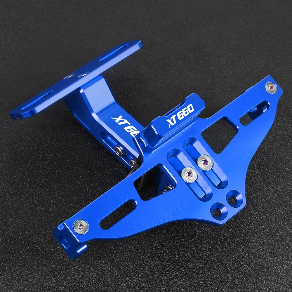 

CNC Motorcycle Modified Rear License Plate Mount Adjustable Holder For YAMAHA XT 660 XT660 1984 1985 1986-2020 2021 2022 2023
