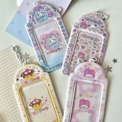 New Korean Cute Graffiti Puppy Card Holder 3 inch Decorative Idol Photo Album Protective Sleeves Kawaii Stationery Pendant Gifts