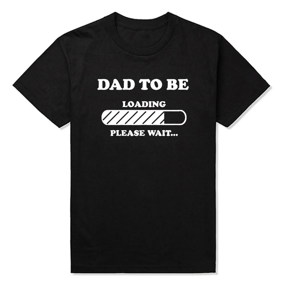 

Dad To Be Future Dad Maternity Baby Announcement Father Dad Christmas Gift T-SHIRT Short Sleeve Cotton T Shirt