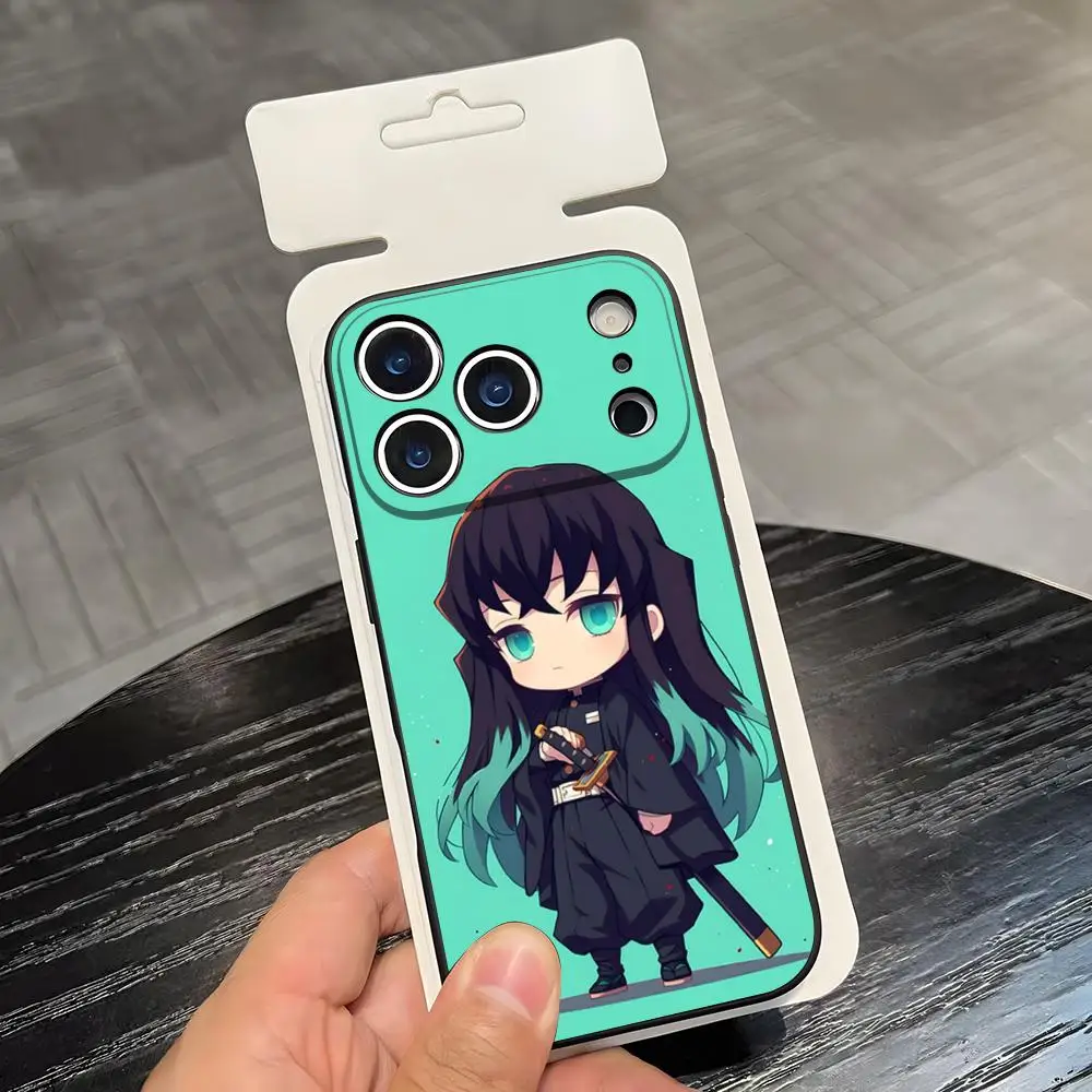 Muichiro Tokito Anime Black Soft Shell Phone Case