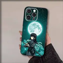Muichiro Tokito Anime Soft Black Phone Case - iPhone 14 Pro (Z1)