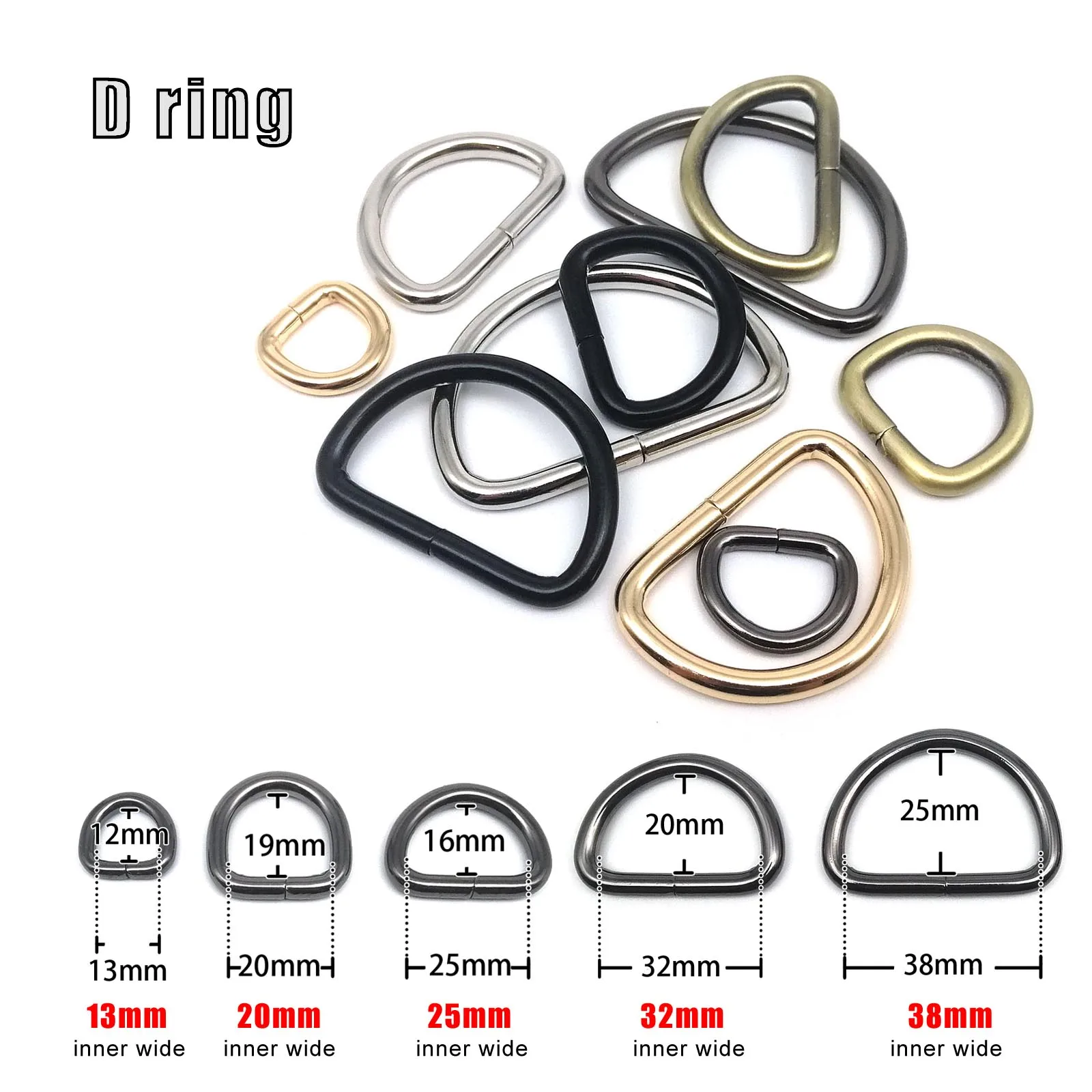 Premium Leather Handbag Belt with Adjustable Buckle and Hook Clasp