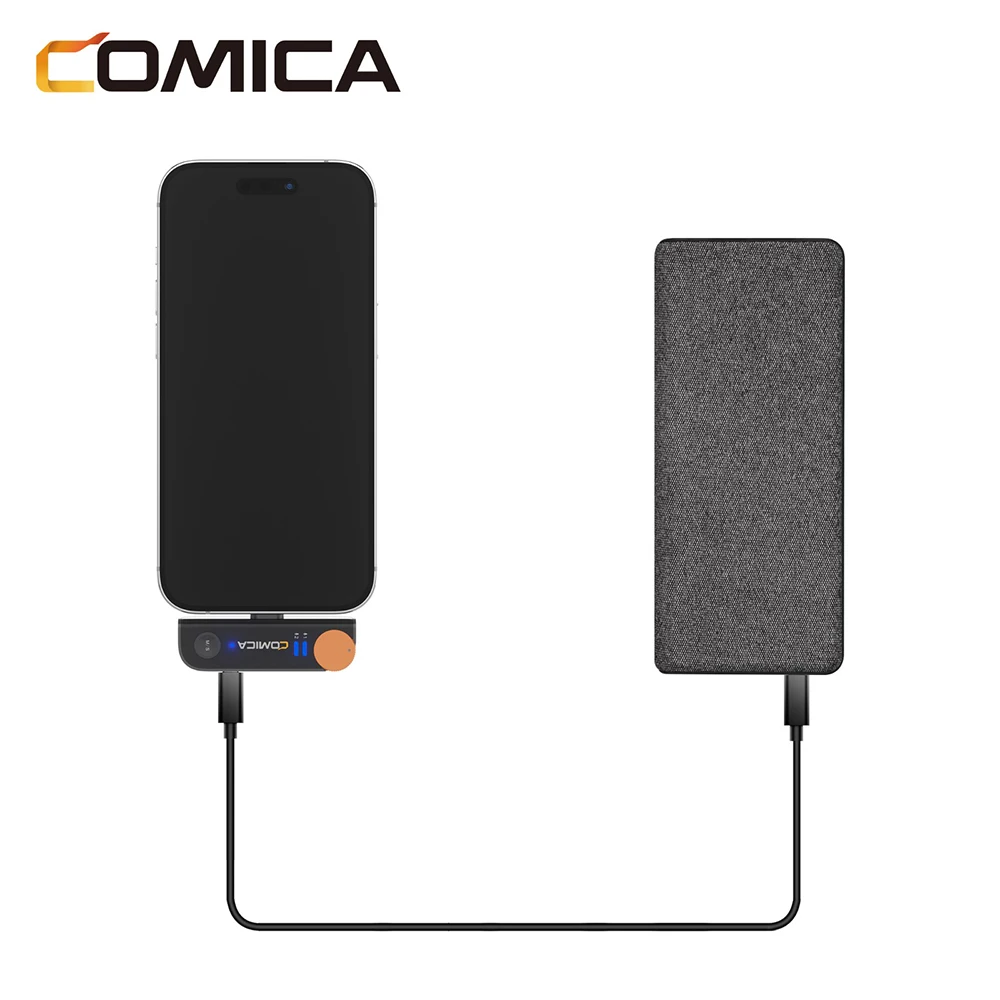 Vimo S 2.4G Wireless Lavalier Microphone Compact Lapel Microphone With Charging