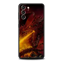 Mystical Dragon Soft Black Phone Cover - Samsung S10e (A1)
