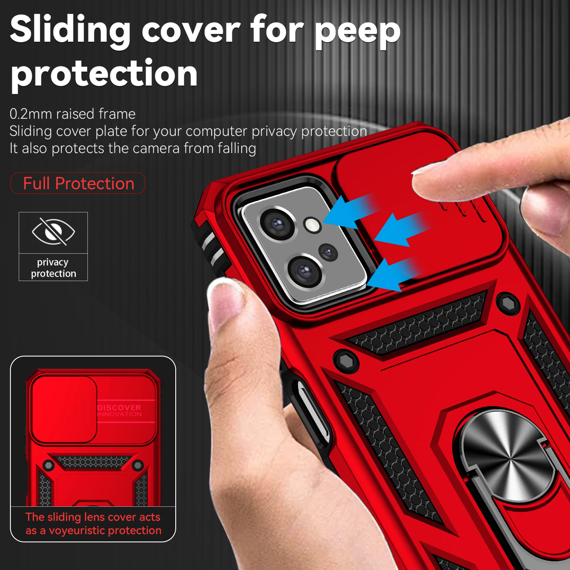 Cover SEAHAI In Pelle Per Motorola Moto G32 - Portafoglio Con Supporto E Blocco RFID, Marrone