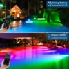 6/8/10 LED RGB Underwater Pond Lights IP68 Landscape Fountain Spotlight Bluetooth APP Control for Fish Aquarium Tank Garden Yard 5
