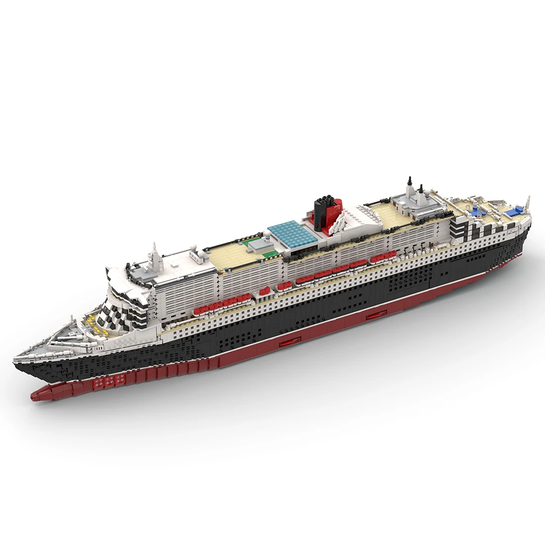

Authorized MOC-110500 Cruise Ship Building Blocks MOC Set 5770parts Bricks Toys Static Version - By Bru_bri_mocs