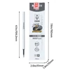 M&G 12pcs Gel Pen Refills Black 0.38mm ST Tip Signature Pen Refill Economy Gel Pen Refills for Students Exam Office 6