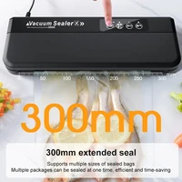 Food Vacuum Sealer Machine Dry and Moist Food Modes 60KPA Automatic For Food Preservation With 10Pcs Bags Paper Making Machine 2