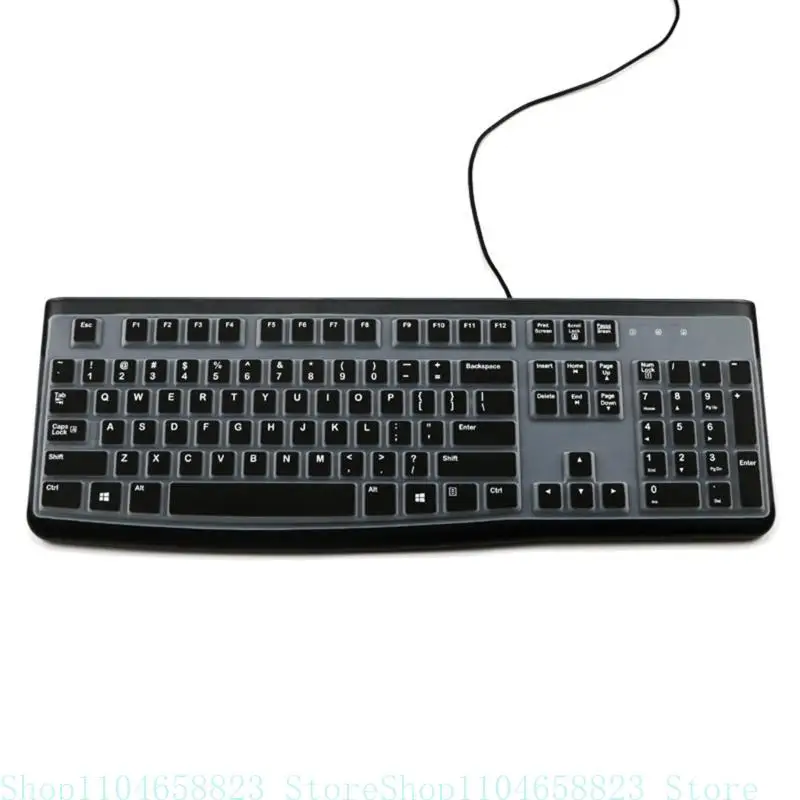 Dustproof Waterproof Transparent Silicone Keyboard Cover Protector