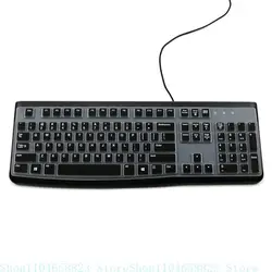 Dustproof Waterproof Transparent Silicone Keyboard Cover Protector (Black)