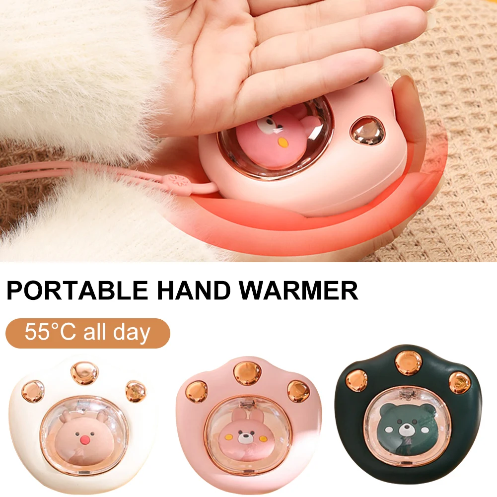 Mini Cute Cat Claw Shaped Hand Warmer USB Rechargeable Electric Portable  Hands Heater For Winter Outdoor Traveling Hiking Use - AliExpress