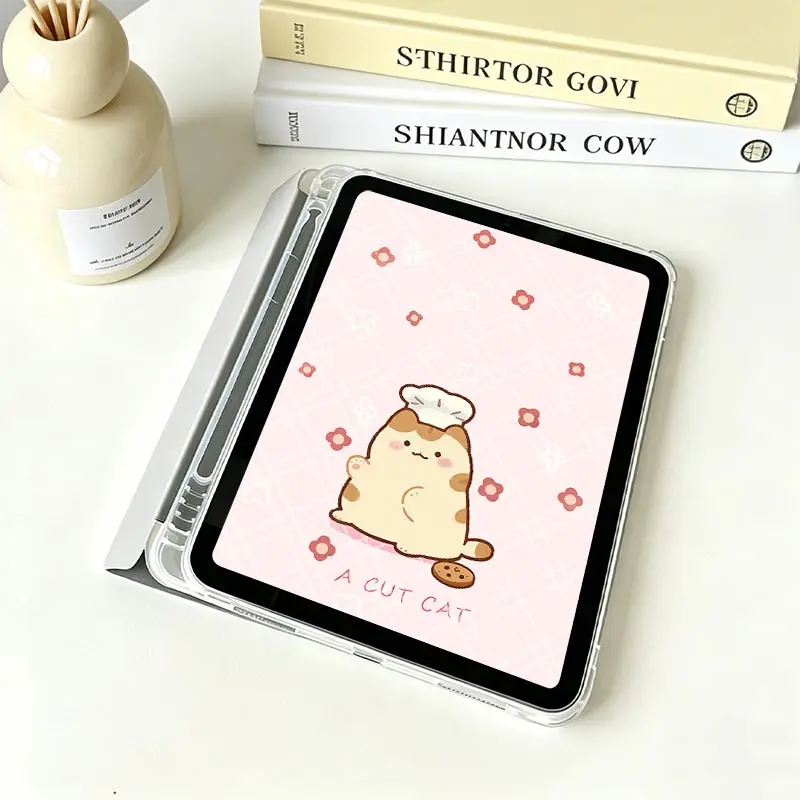 TPU Bumper Tri-Fold Protective Tablet Case for Various Xiaomi and Redmi Pads