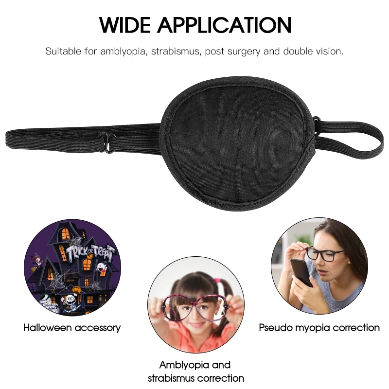 Description Picture 2 of itemEye Flap Medical Adult One Bandage Blindfolds for Adults Kids Patch Strabismus Full Coverage