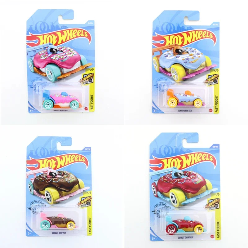 

2020-108 2021-60 2022-82 DONUT DRIFTER Original Hot Wheels Mini Alloy Coupe 1/64 Metal Diecast Model Car Kids Toys Gift