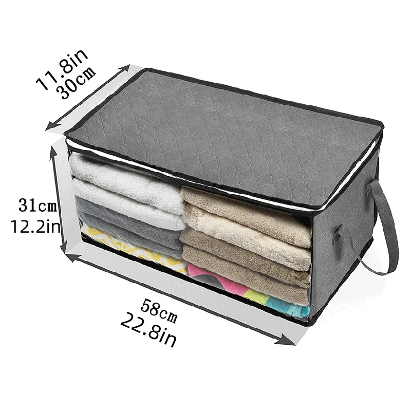 Oversized Comforter and Blanket Storage Bags – Clothing Storage Bags, Shoe Toy Storage Bags, Clear Travel Storage Boxes 5