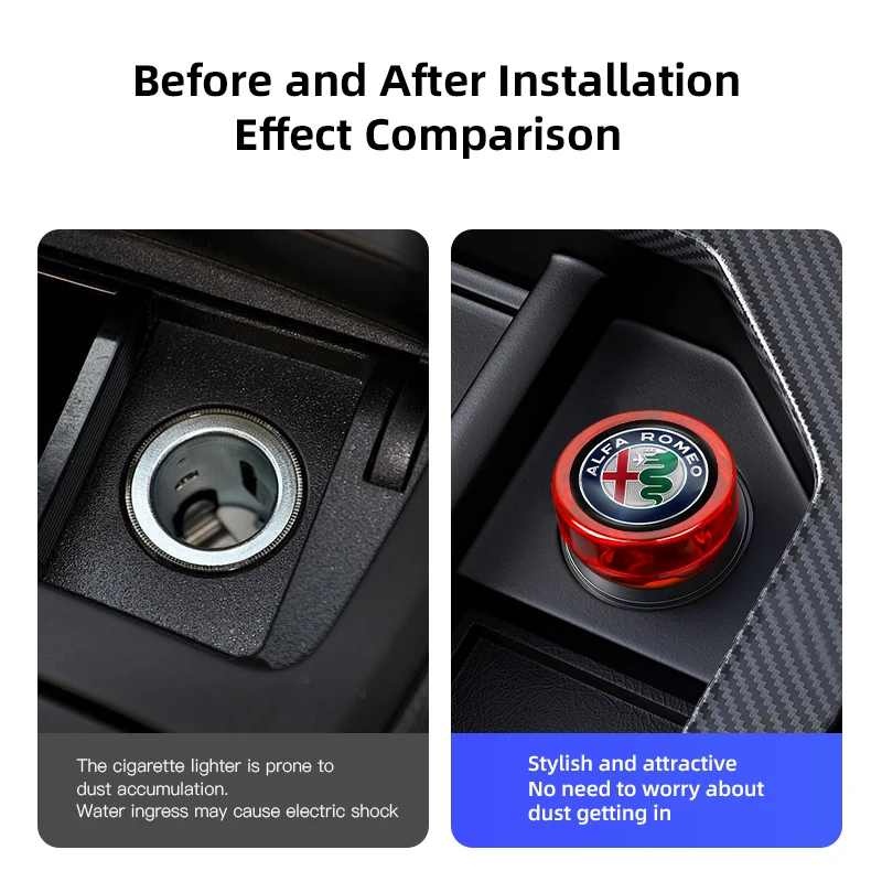 Universal Car Cigarette Lighter Dustproof Cover Plug