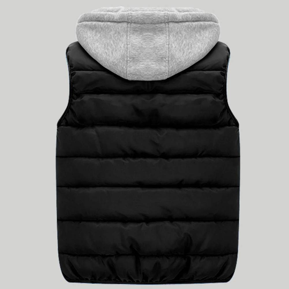 Brand New Waistcoat Warm Hooded Vest Casual Colorblock Cotton Polyester Sleeveless Slight Stretch Daily Holiday