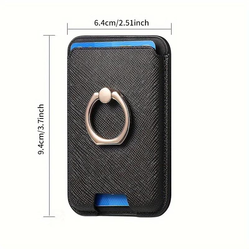 Magnetic Universal Card Holder with Built-in Powerful Magnet - Holds 3 Cards
