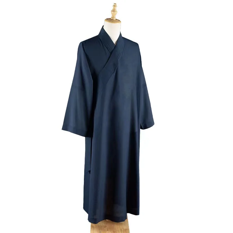 Traditionoal Taoism Robe Men Women Sanqing Collar Taoist Clothing Vintage Niche Tai Chi Costume Zen Tea Shop Pilgrimage Clothes chinese traditional suit