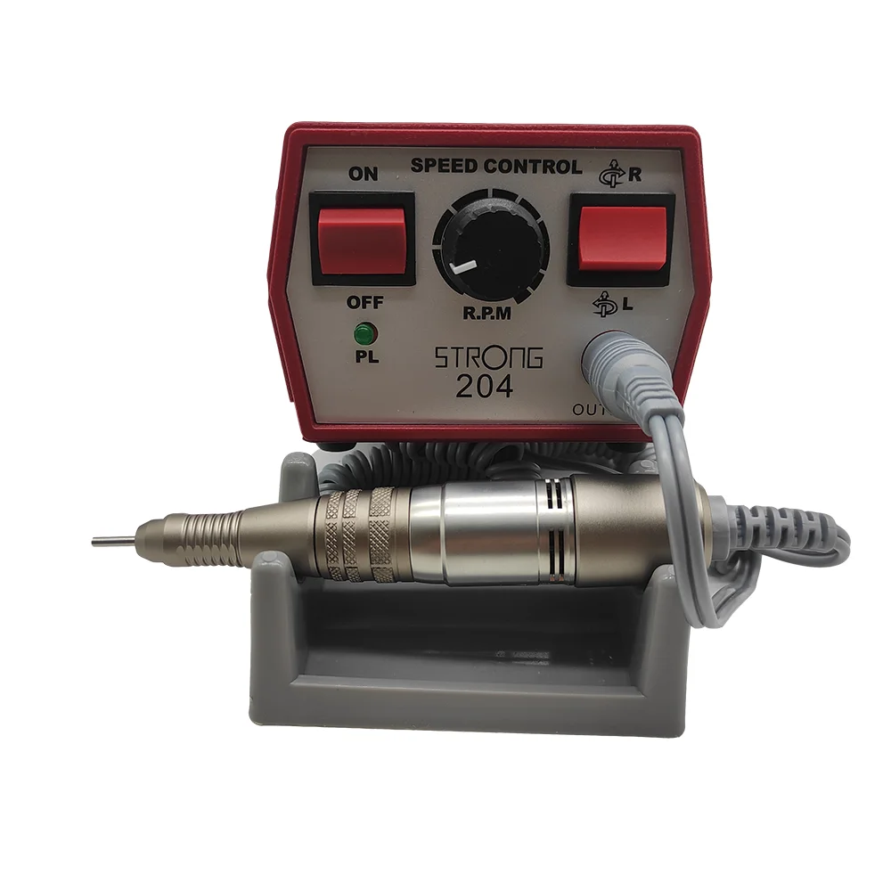65W Manicure Machine Strong 204 Control Box 35000RPM SDE-H200 Electric Nail Drill Handle Professional Nail Art Equipment 3
