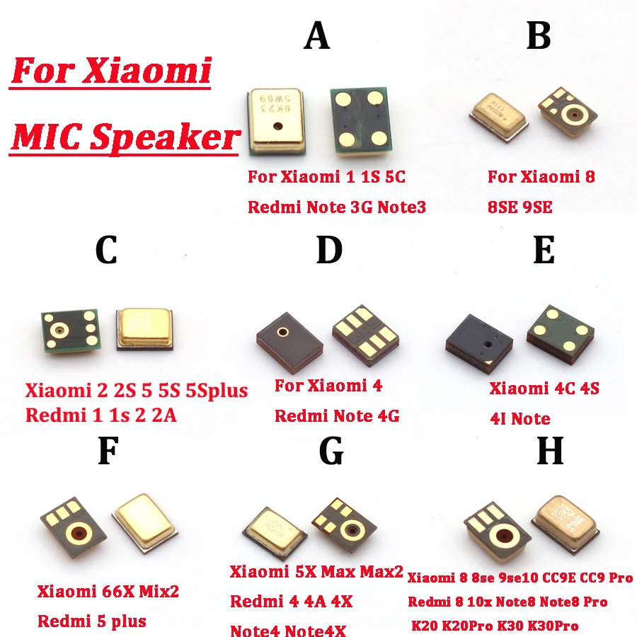 10pcs Xiaomi 10 9 8 SE CC9E 6 6X 5 4 4C 4I Max 2 Redmi 8