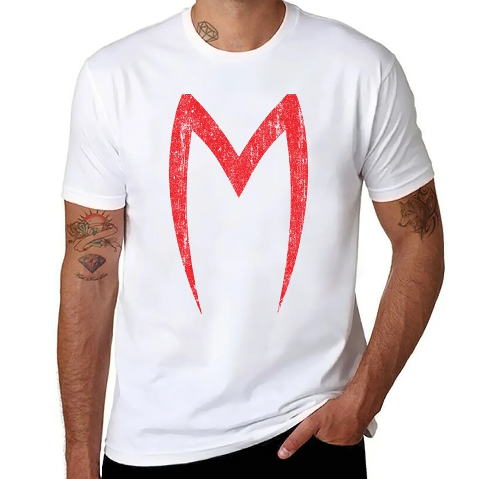

New Mach 5 Symbol T-Shirt vintage clothes oversized t shirts new edition t shirt mens clothing
