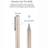 Deli Metal Sign Pen Gel Ink Pen 9.5mm Signing Stylo PREMEC Smooth Refill MiKuni Japan Ink Caneta OEM Black Blue Ink 2