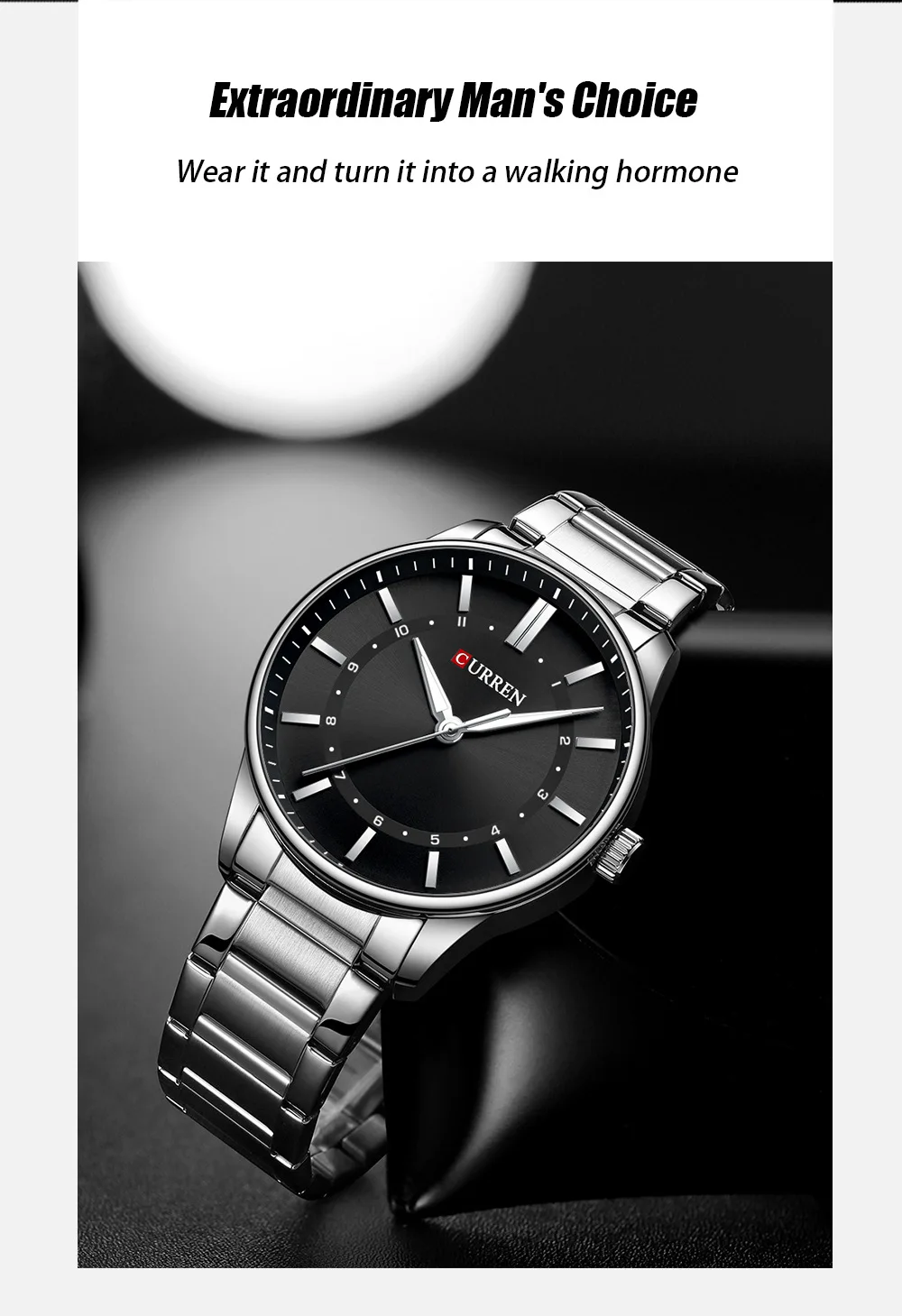 Curren 8430 Quartz Stainless Steel Men's Watch