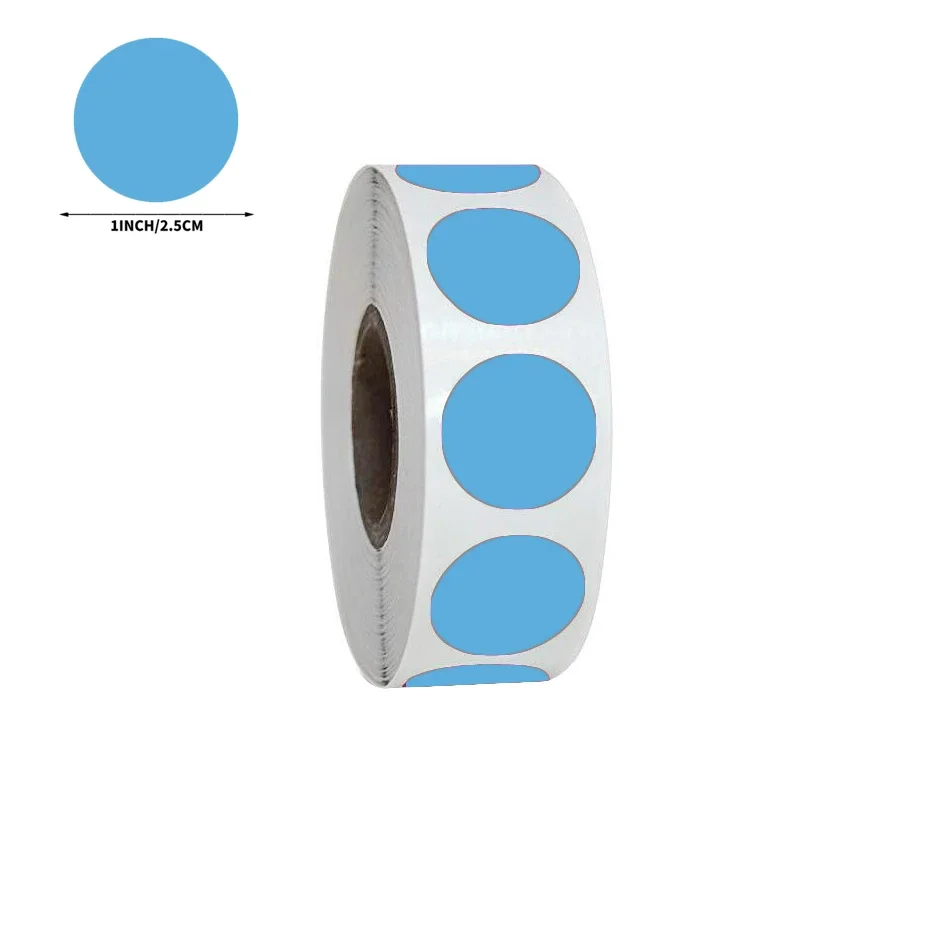empty blue round