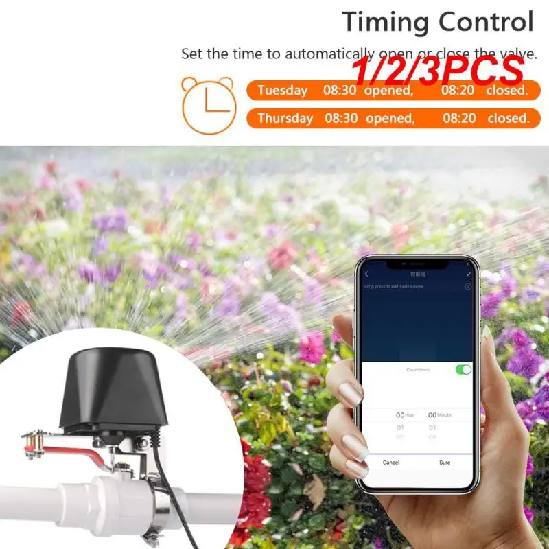 

Садовая система орошения Tuya с Wi-Fi, умный контроллер для смесителя, таймер, газовый клапан, голосовое управление, для Alexa, 1/2/3 шт.