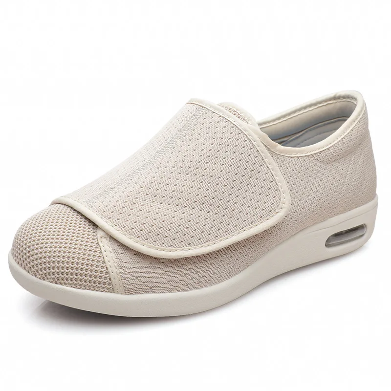 

XIHAHA New Casual Orthopedics Wide Feet Swollen Shoes Thumb Eversion Adjusting Soft Comfortable Diabetic Shoes Walking Shoes