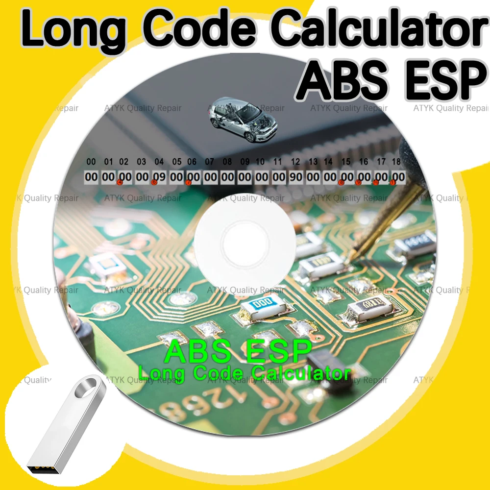 

Считыватель кодов ABS ESP, диагностическое программное обеспечение для автомобилей, калькулятор длинных кодов