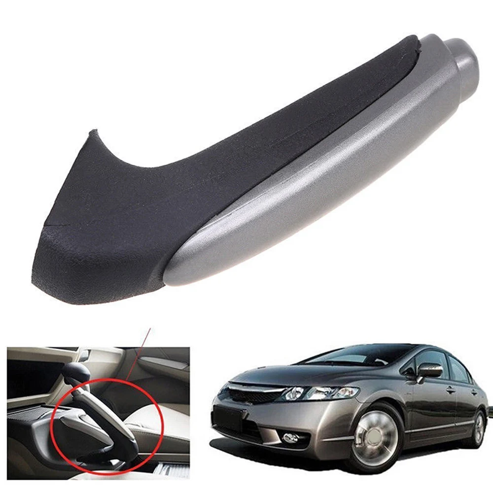 Car Handle Cover Emergency Car Interior Parking Hand Brake Handle Lever Grip Cover For Honda Civic 2006 2007 2008 2009 2010 2011