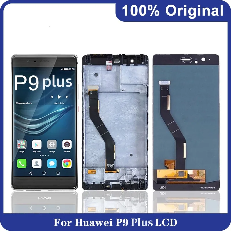 

5,5 "Оригинальный дисплей для Huawei P9 Plus ЖК-дисплей дигитайзер сенсорный экран в сборе с рамкой P9 Plus сменная панель экрана