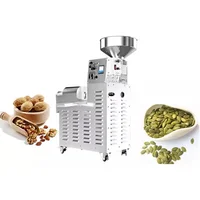 Oil Press Machine Commercial Stir frying And Pressing in one Stainless Steel 2200W Olive Kernel Coconut Extractor 2