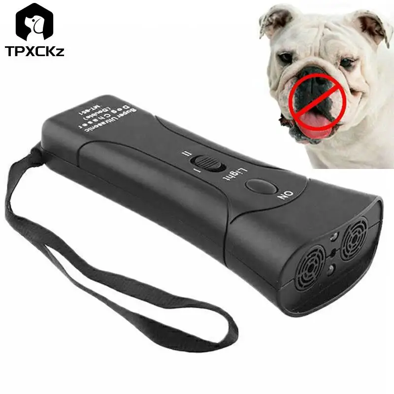 Portable Ultrasonic Dog Trainer Device Dog Deterrent/Dog Barking Control Devices Training Tool Stop Barking Sonic Dog Repeller puppies pet dog whistle portable size metal flute stop barking ultrasonic sound repeller cat training keychain dog supplies