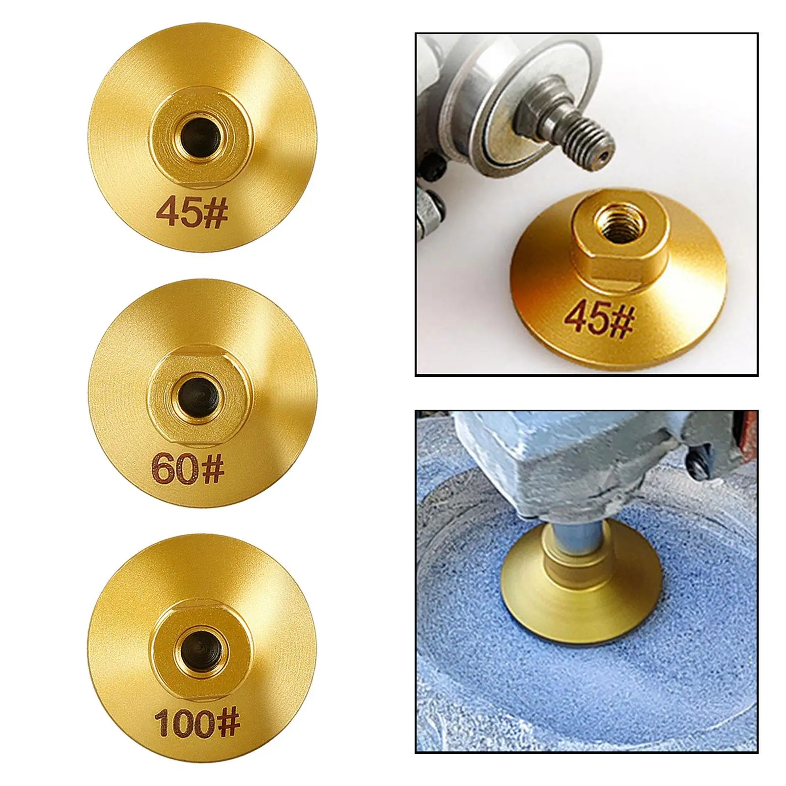 

2inch Angle Grinder Diamond Grinding Disc Dry or Wet Use Durable Polishing Pad for Granite Masonry Ceramic Porcelain Tiles