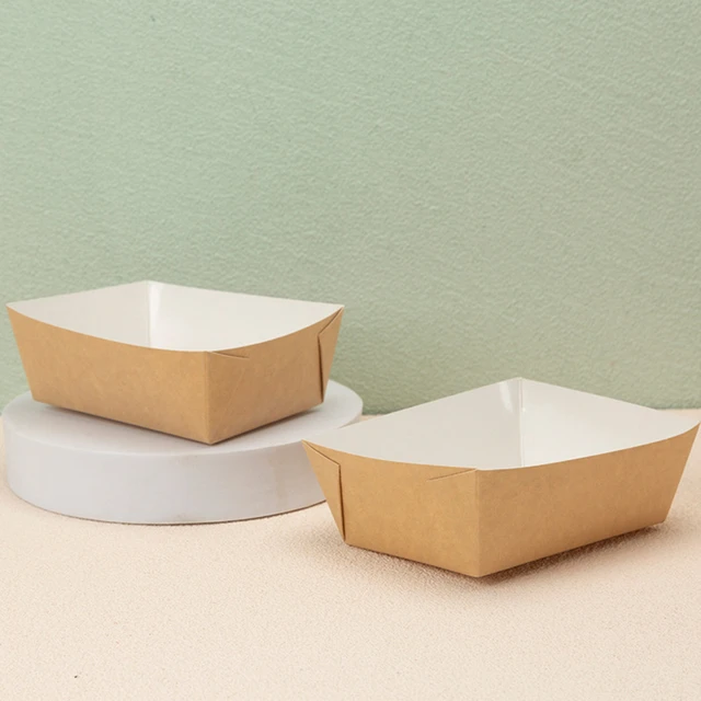 Wholesale Luxury Party Serving Tray Paper Food Container Disposable Plate  Kitchenware Togo Box Food Packaging Paper Food Boats Snack Supplies Box -  China Paper Packaging and Food Container price